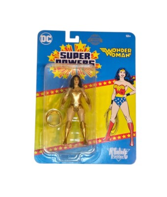 2024 McFarlane DC Super Powers Wonder Woman Gold Wave 9 4'' Action Figure Chase
