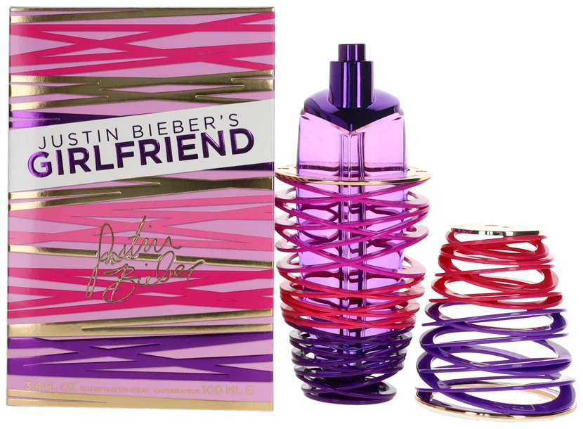Girlfriend By Justin Bieber For Women EDP Spray Perfume 3.4oz New