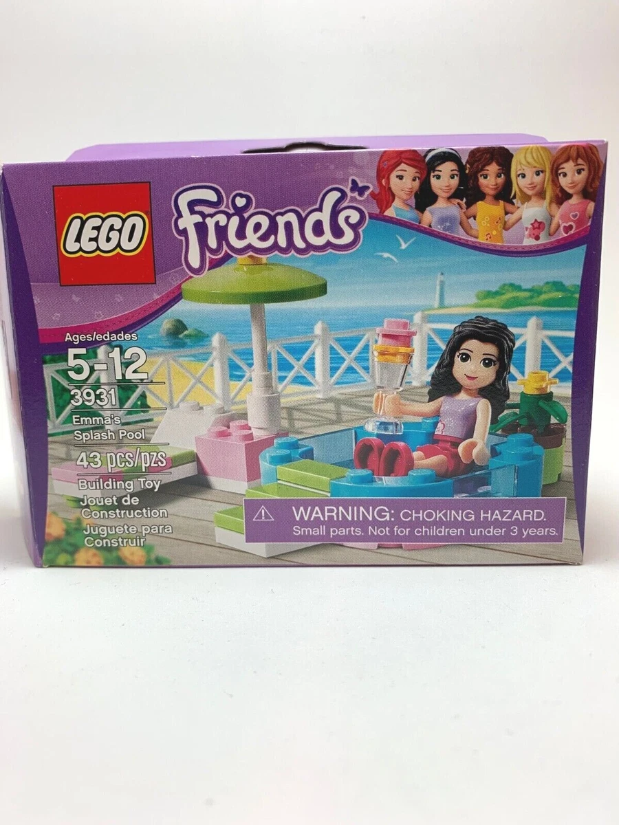LEGO Friends 3931 Emma s Splash Pool opened 100 complete