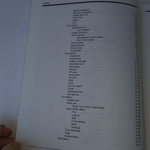 FT/Pro The Graphical Forms Design System Tutorial & Reference Manual - Picture 3 of 14