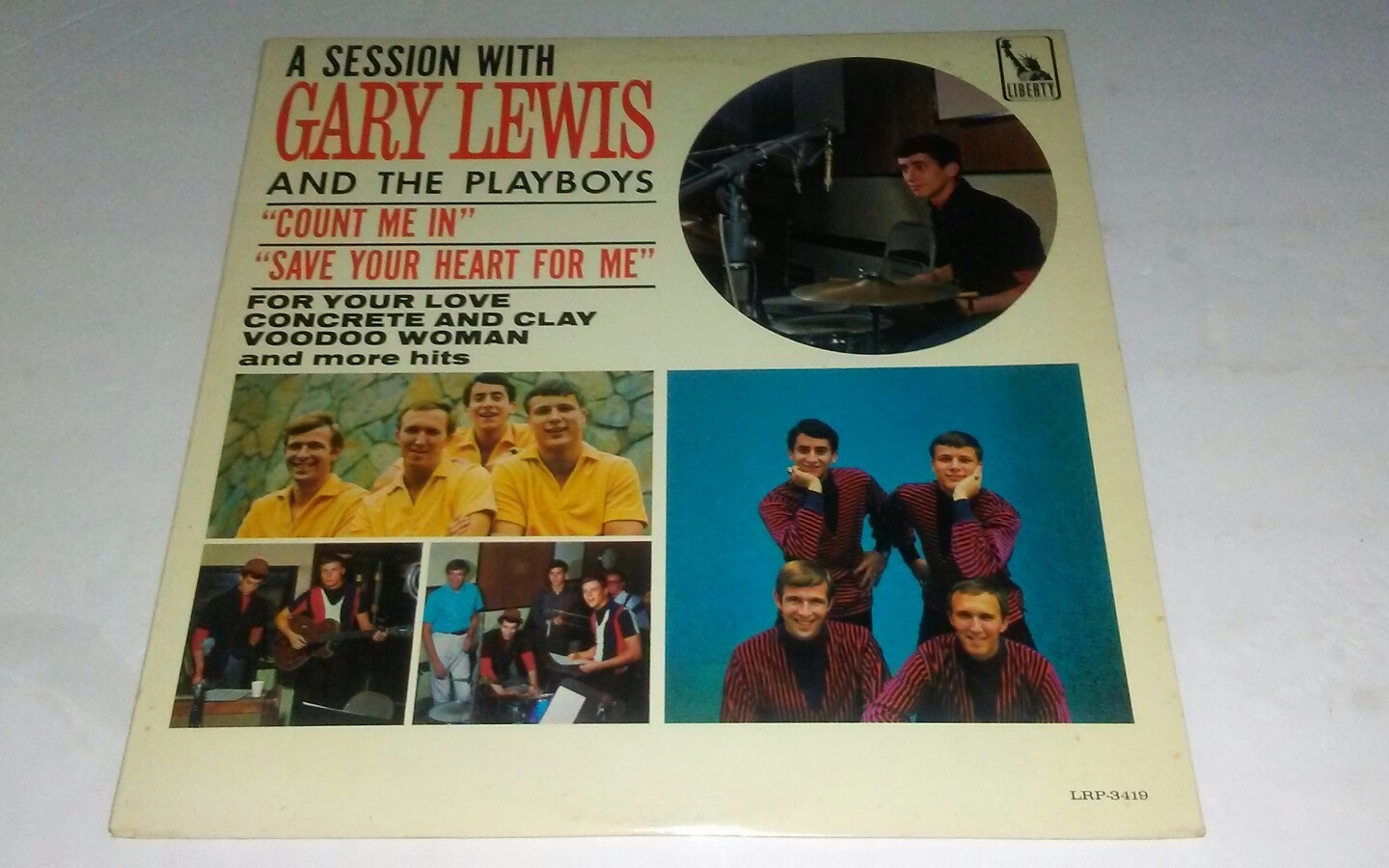 Gary Lewis And The Playboys ‎– A Session With Gary Lewis And The Playboys