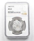 MS62 1883-O Morgan Silver Dollar NGC Great Contrast *1782