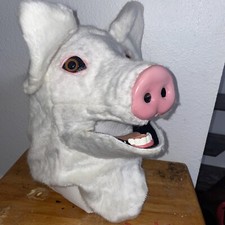 Halloween Mask Adult Pig Hog Novelty Quality Realistic