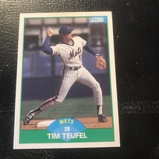 Tim Teufel - 1989 Score & Bonus Card Kevin Elster New York Mets