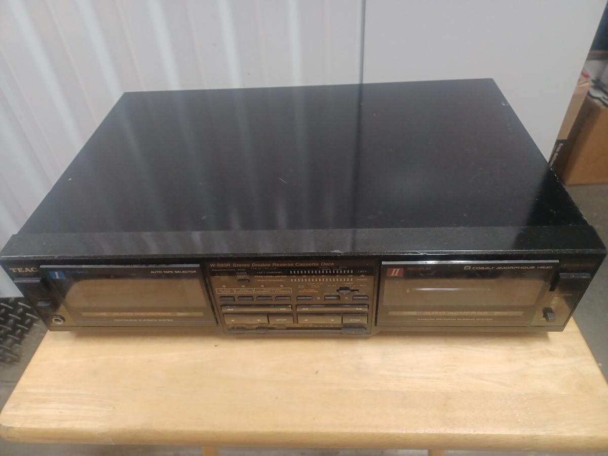 TEAC W-660R カセットデッキ TEAC Teac W-660R ティアック カセットデッキ -x821 : GrunSound