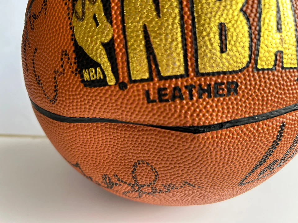 Trailblazers - Nuggets Autografiado 1987-88 NBA Baloncesto Certificado de Autenticidad Bas Salón de la Fama Foto 2 de 4