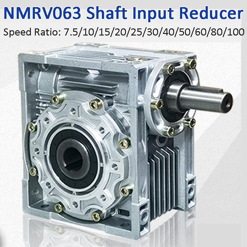 Worm Gear Speed Reducer NMRV063 Gearbox Coupled Input 19MM