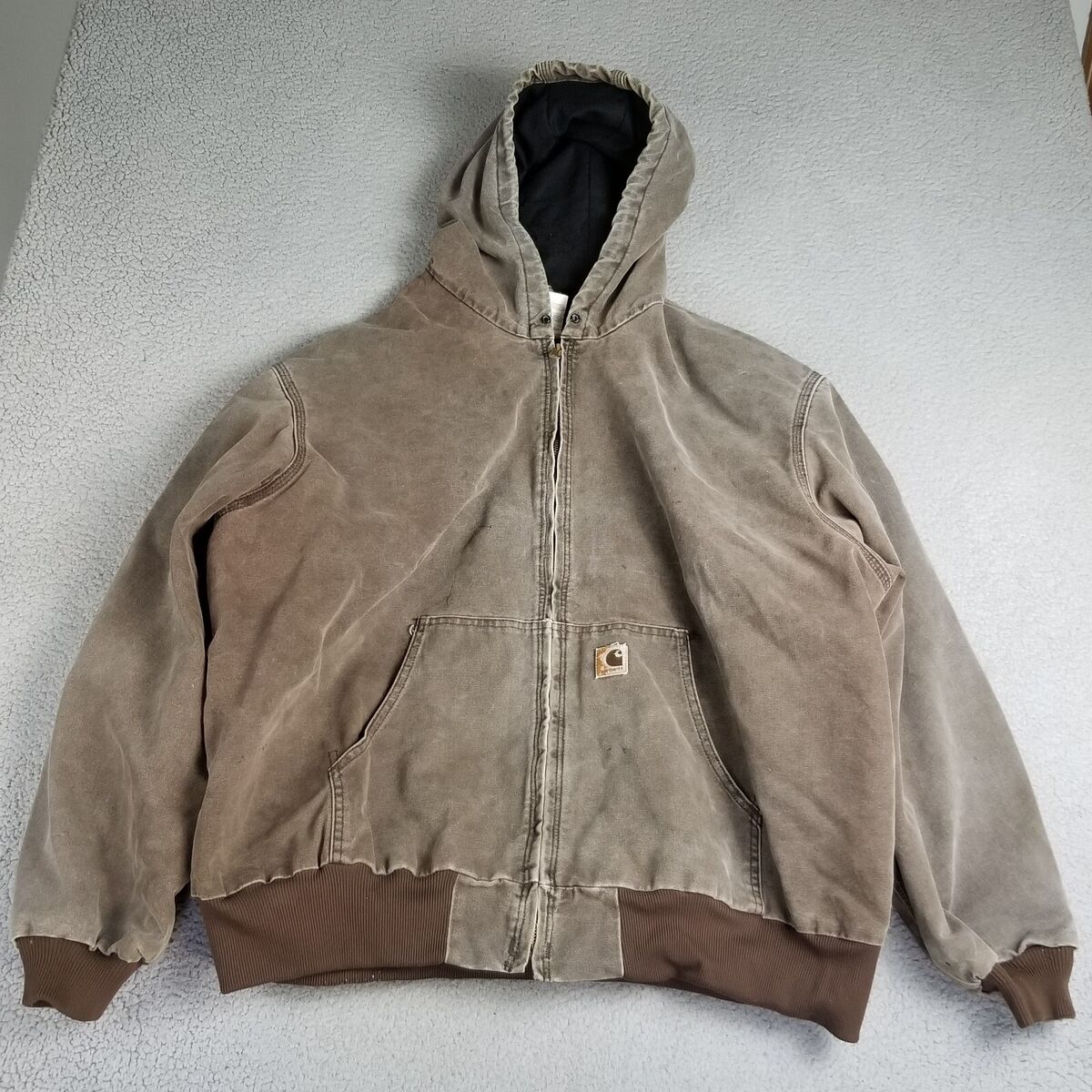 VTG Carhartt J25 CHT Jacket Men 4XL Duck Lined Hooded VTG Carhartt J25 CHT Jacket Men 4XL Duck Lined Hooded