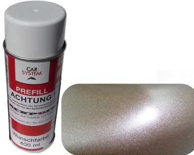 1x Spraydose 400ml 1K Silver Red Metallic Matt Autolack kein Klarlack
