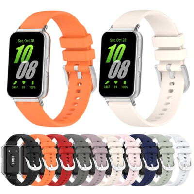For Samsung Galaxy Fit 3 Watch Replacement Soft Silicone Sport Strap Band