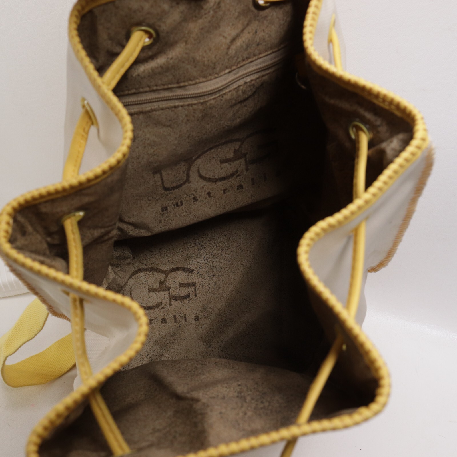 Ugg Canvas Drawstring Backpack Handbag Sling Buck… - image 13