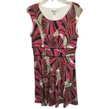 Dress Barn Brand Spring Print Dress Size 14