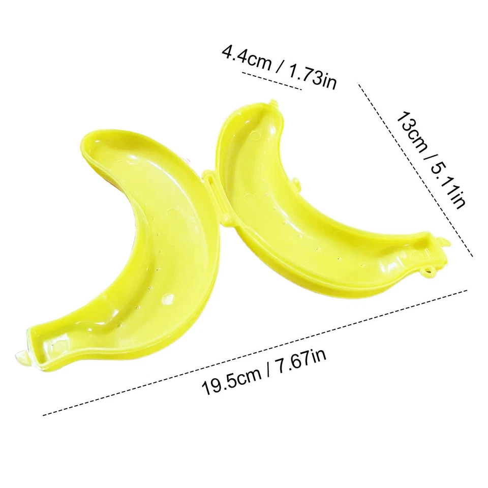 Bananen-Schutzhülle, Snack-Lunchbox, Obst-Aufbewahrungshalter, Outdoor-Geschenk - Bild 4 von 4