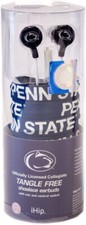 Penn State Nittany Lions Tangle Free Shoelace Earbuds w/ Mic IHip NCAA