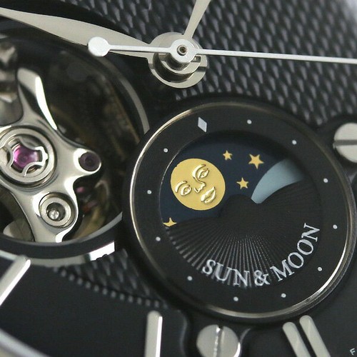 ORIENT CLASSIC SUN&MOON RN-AS0001B Orologio Meccanico Automatico Quadrante Nero 42mm - Foto 9 di 9