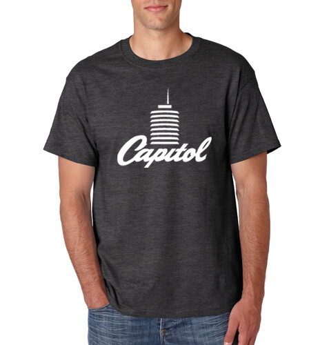 T-Shirt Capitol Tower Rock'n'Roll Stereo Musik Aufnahme Label S-6XL - Bild 5 von 14