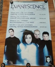 Evanescence - First UK Tour Original Radio Promo Poster - 59" x 39" - 2003 NM