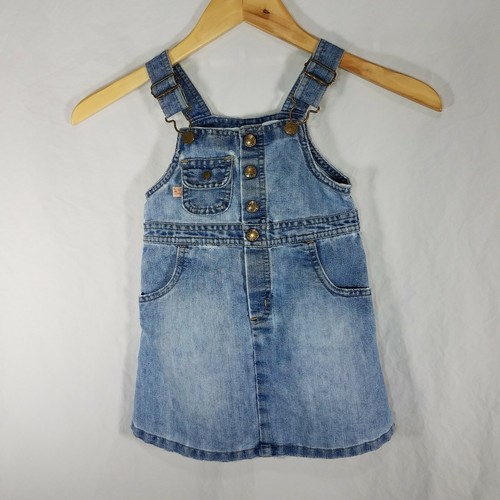 Old Navy Girls Denim Bib Overall Dress 