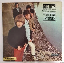 ROLLING STONES BIG HITS (HIGH TIDE AND GREEN GRASS) VINYL STEREO LP PRE-OWNED