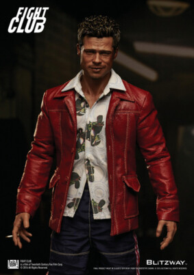 ブリッツウェイ ファイトクラブ Blitzway fight club 特典付 Blitzway Fight Club Tyler Durden Brad Pitt 1/6 Red Jacket+ Fur