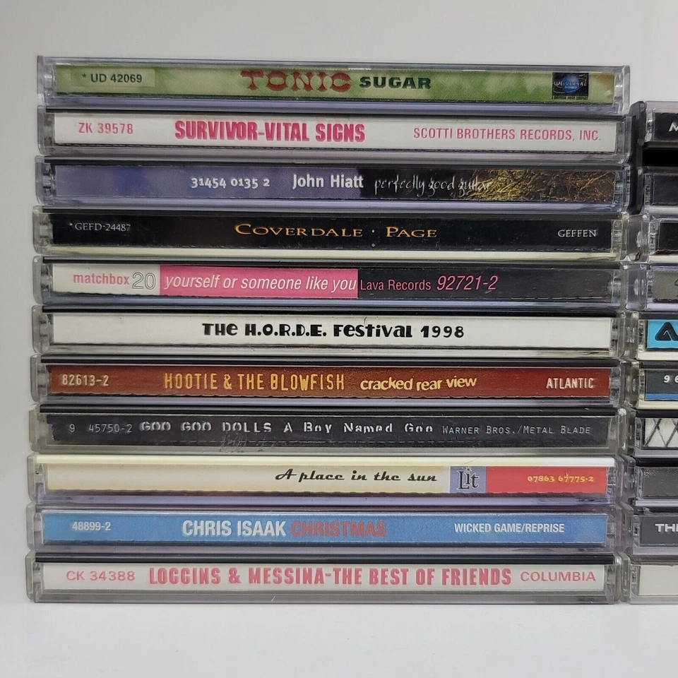x20 CDs Rock Genre Music Assorted Lot Alternative / Classic / Rock etc... Foto 2 de 4