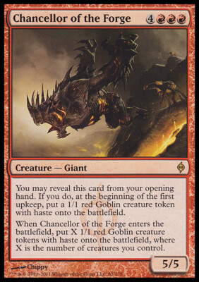 MTG CHANCELLOR OF THE FORGE FOIL ITALIAN EXC - CANCELLIERE DELLA FORGIA - NPH