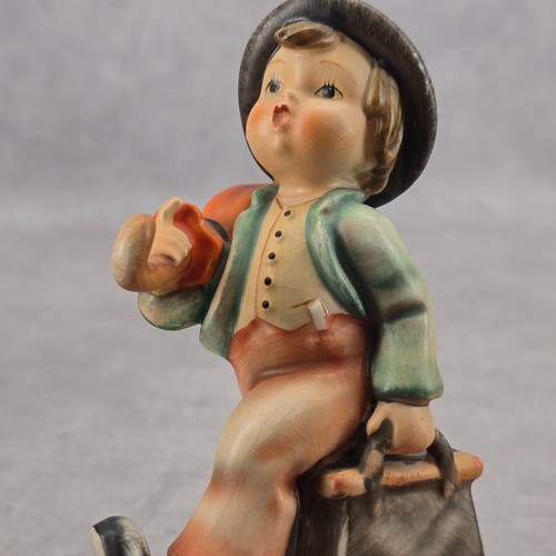 Rara statuina vintage Hummel Goebel Merry Wanderer 11/0 TMK 3 - 1960 1972 - Foto 13 di 16