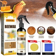 1/2/3Pcs Beeswax Spray Beeswax Spray Cleaner Natural Micro-Molecularized Beeswax