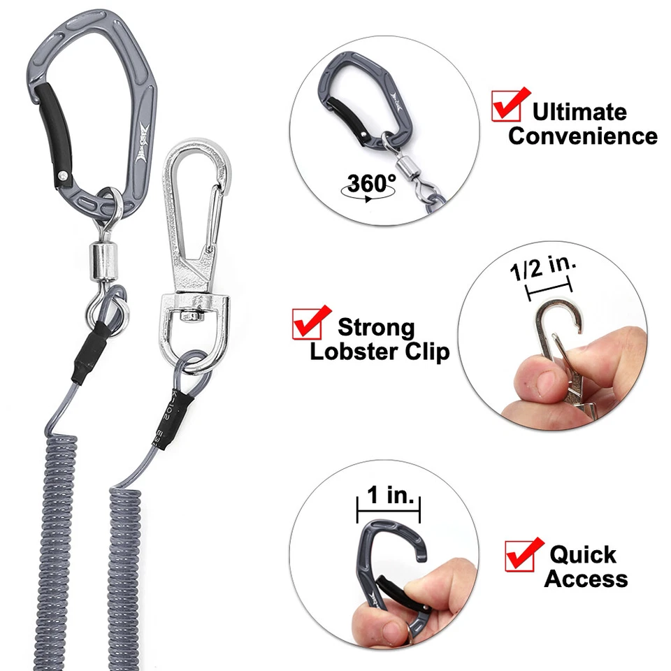 Cordón de pesca en espiral retráctil HERCULES M4 incorporado 7*7 hilos de alambre de acero Foto 3 de 4