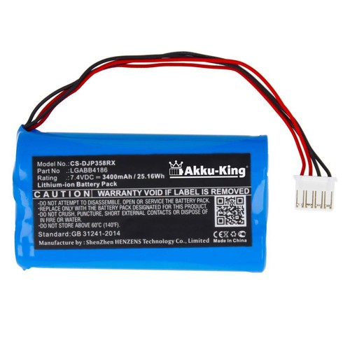 Akku für DJI Phantom 3 / Phantom 3 4K / GL358WB - LGABB4186 3400mAh 7.4V Li-Ion - Bild 3 von 4