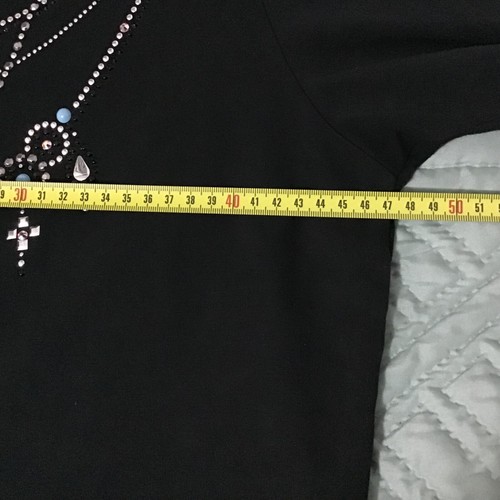 Christine Alexander Womens Embellished T Shirt Size M - Picture 19 of 22