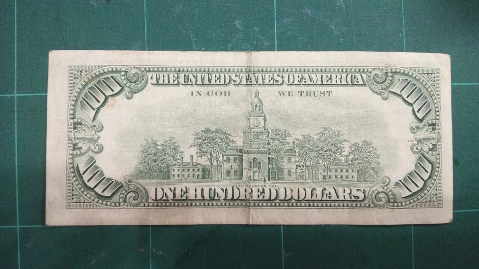 Real USD 100 Old Note For Hobby Collectors - Image 2 of 3
