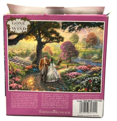 Thomas Kinkade Gone With The Wind 1000 Piece Ceaco Puzzle 27 X 20
