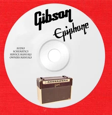 Gibson & Epiphone Audio Repair Service owner manuals on 1 dvd in pdf format 