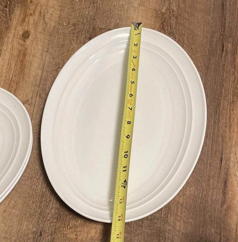 Rene Ozorio Steelite Aura 14 英寸椭圆形板/拼盘 - 批量 3 件 全新 免运费 — 第 4/4 张图片