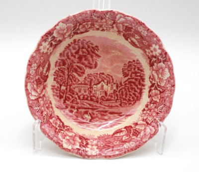 6 Stück Palissy Pottery Strawberry Hill Thames River Scenes Dessertschale 17cm