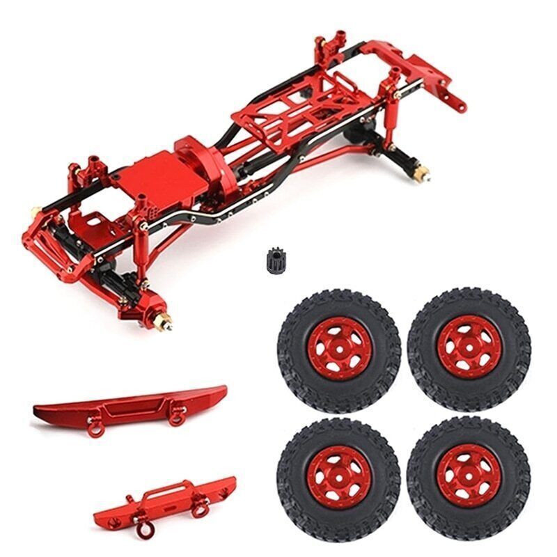 Support De Montage Coque Carrosserie Pour Véhicule RC 1/24 Axial SCX24 - Accessoire Chenilles Noir