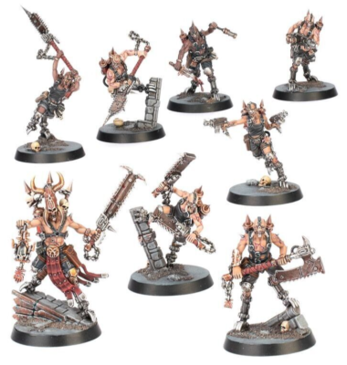 8x GOREMONGERS +TOKENS CARDS Kill Team Blood Zeal NEW Warhammer