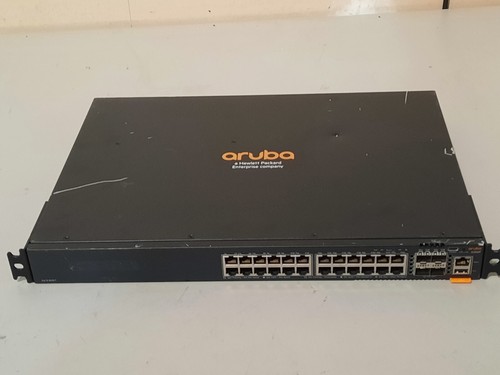 Aruba HPE JL724A 6200F 24p 1G BASE-T Switch-(Dent on top housing)-TESTED