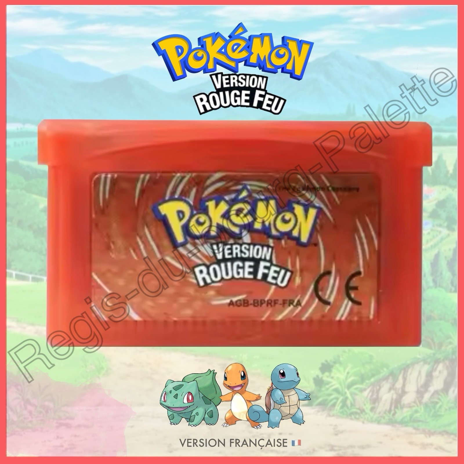Pokémon Version Rouge Sur Game Boy Color - Cartouche Française - Édition Nintendo 1999