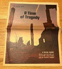 Vintage The Detroit News Riots July 1967 Spec...
