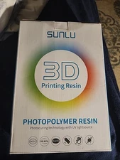 SUNLU 3D Printer Resin 2000g Standard Photopolymer 405nm UV Curing Clear Green
