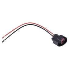 1X Fuel Injector Connector Wiring Plug Clips EV6 EV14 Pigtail Cut fit for Ford