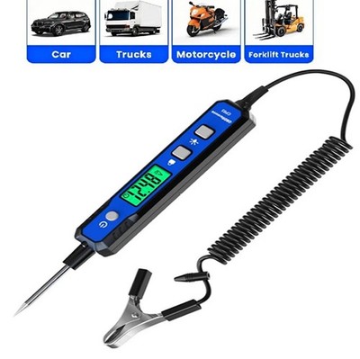 Car Circuit Tester Pen Auto Fuse Test Probe Light Tool For DC  12/24V Voltage