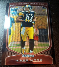 2009 BOWMAN CHROME #94 - HINES WARD - PITTSBURGH STEELERS CARD