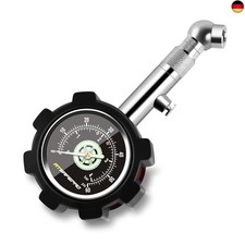 ATsafepro Reifendruckprüfer Geeicht 4Bar 60Psi, Analog Auto Luftdruckprüfer A