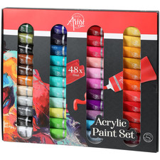 Acrylfarben Set 48 x 20 ml   Vielseitige Farb...
