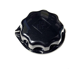 one black large knob OD 2-7/8 inch for 6 mm shaft OD 78 mm USED