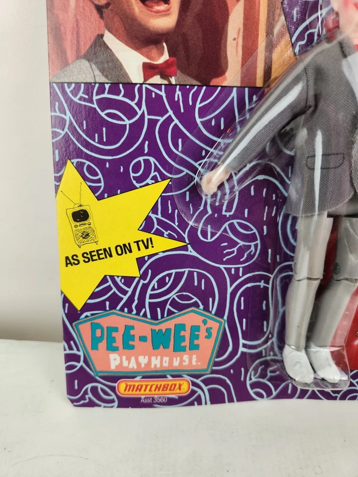 Pee-Wee Herman Matchbox Vintage 1988 New Pee Wee's Playhouse Figure - Image 3 of 4