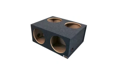 12 in Four Hole : 2 Front : 2 Top Sealed Subwoofer Enclosure Precision CNC-Cut,
